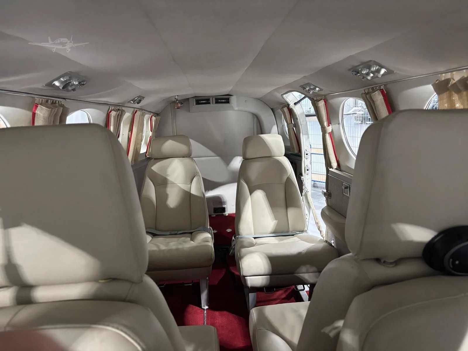 Cabin interior of a 1980 CESSNA 340A.