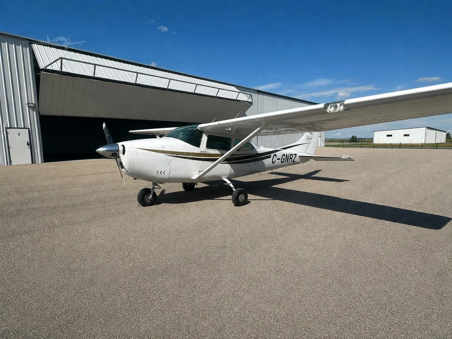 Exterior view of a 1968 CESSNA 182 SKYLANE, C-GNRZ.