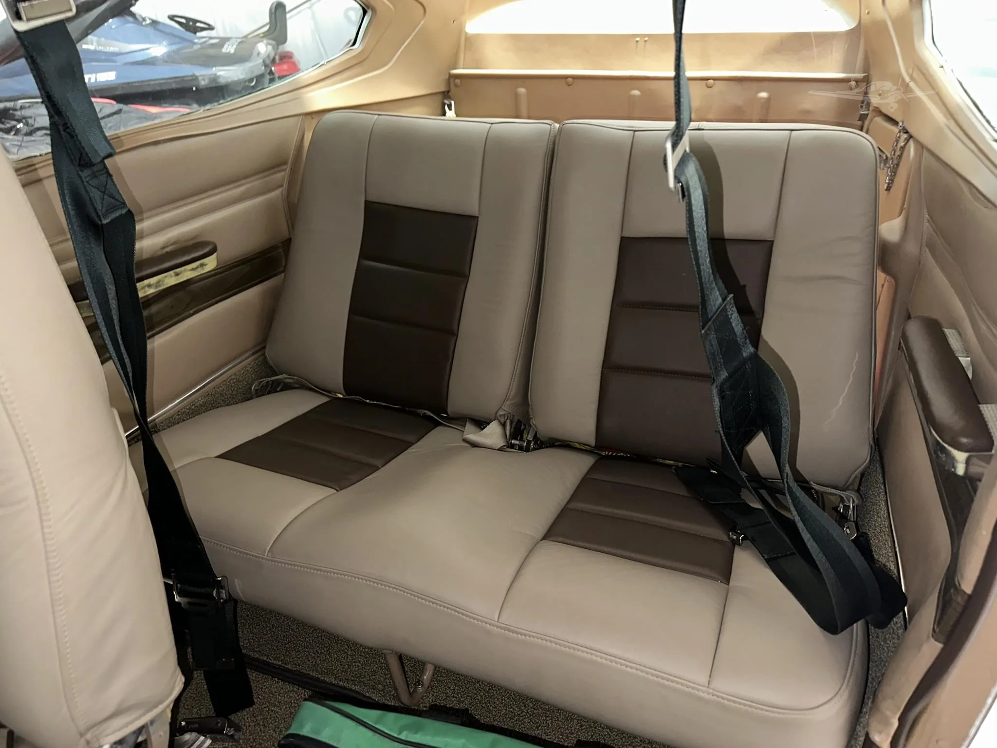 Cabin interior of a 1968 CESSNA 182 SKYLANE.