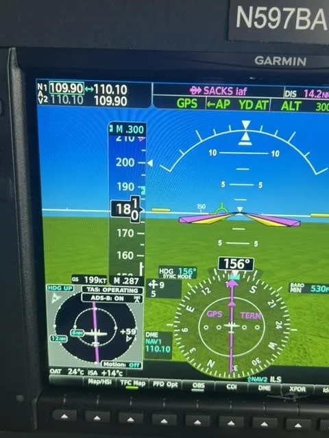 Avionics suite of a 2004 BEECHCRAFT KING AIR B200.