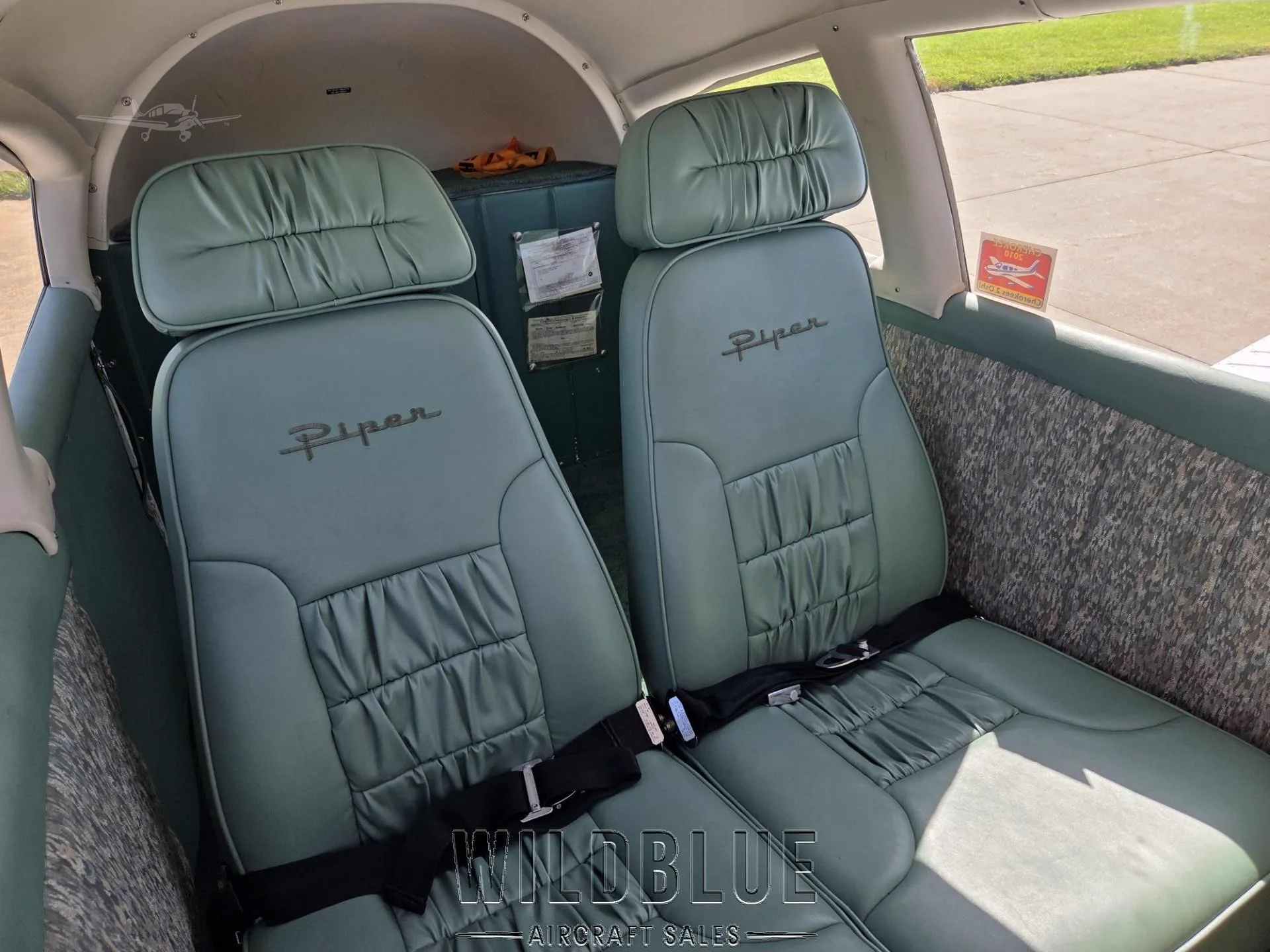 Cabin interior of a 1973 PIPER ARROW II.