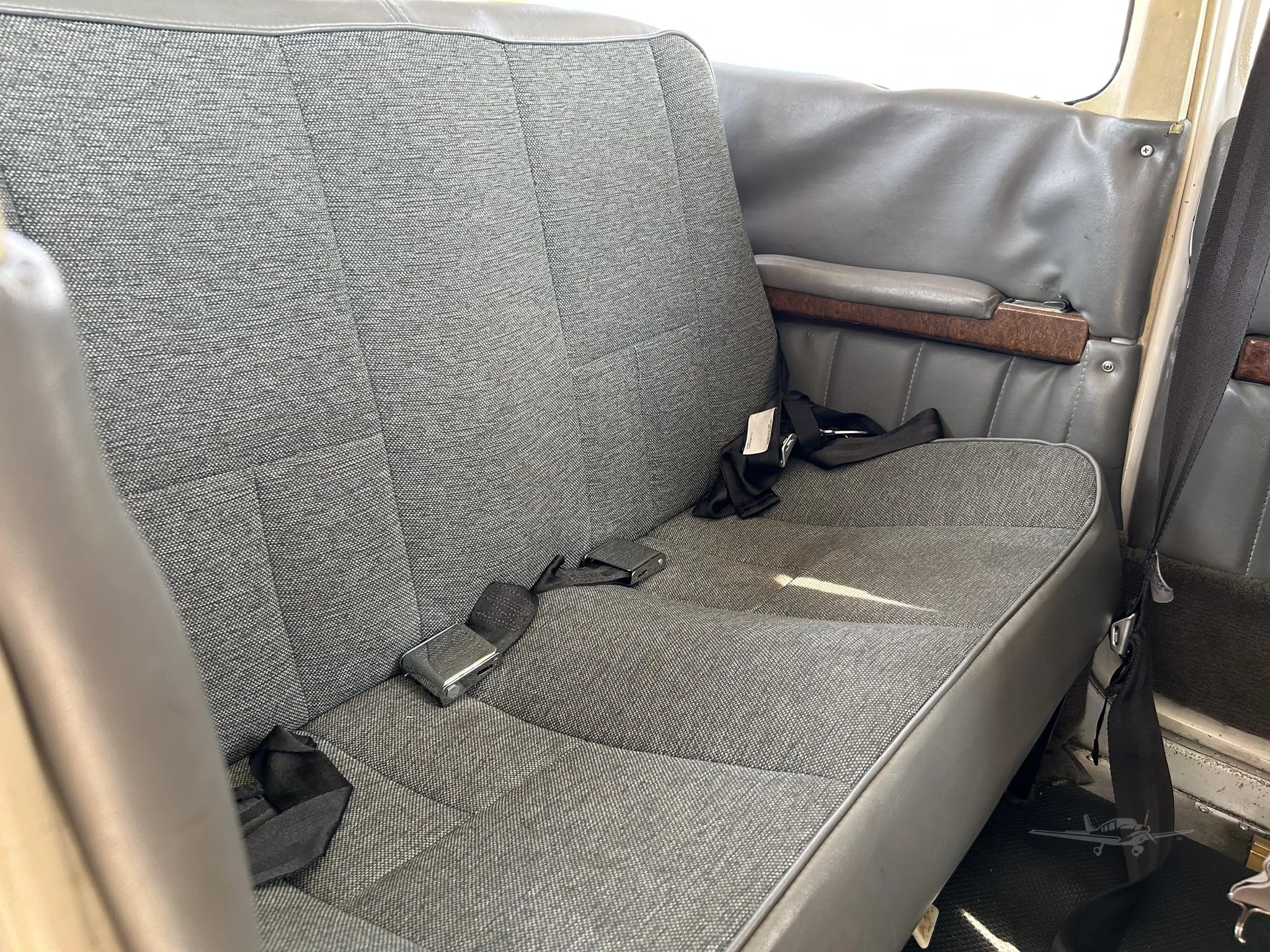Cabin interior of a 1983 CESSNA 172P SKYHAWK.
