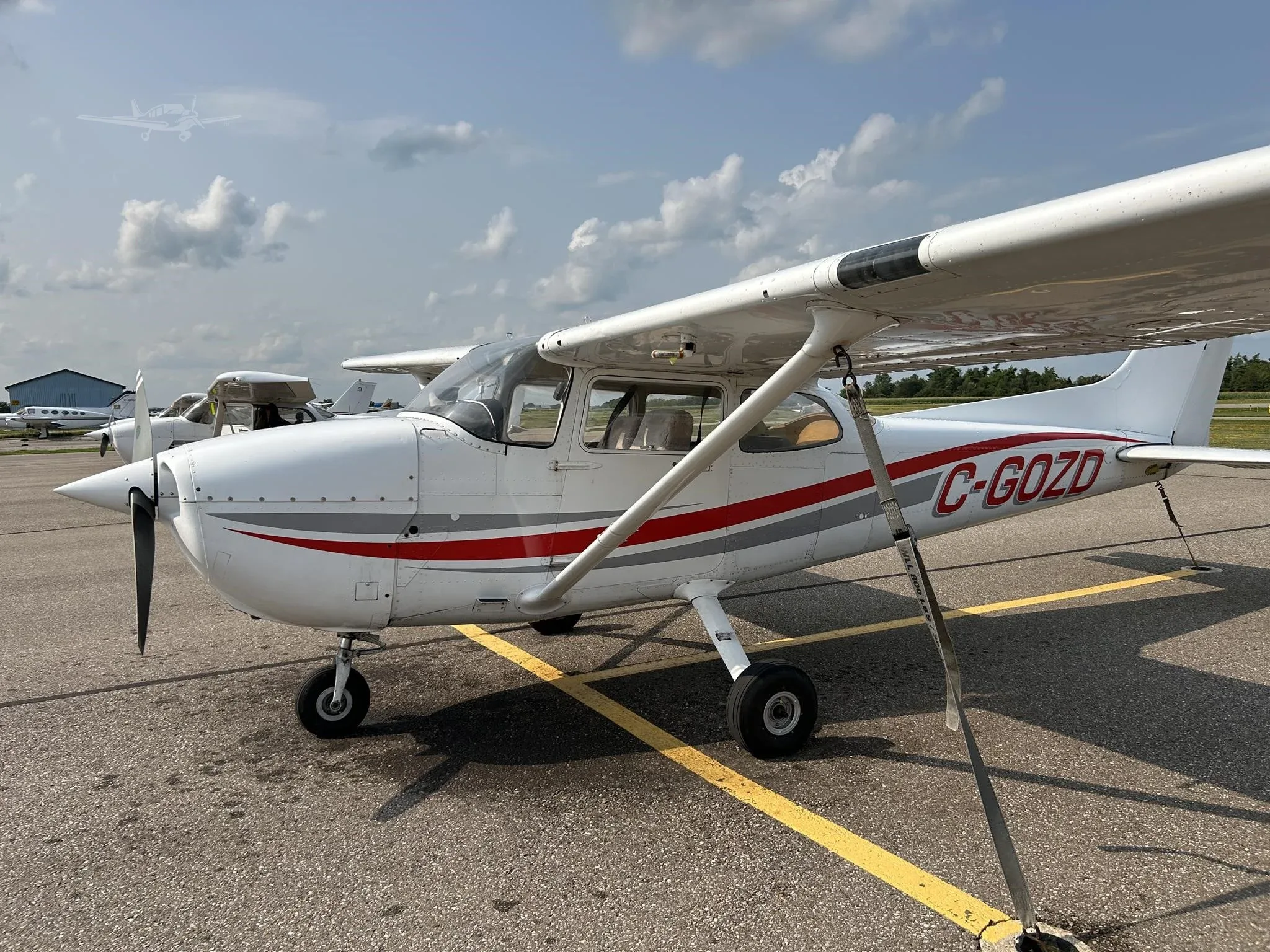 Exterior view of a 1983 CESSNA 172P SKYHAWK, C-GOZD.