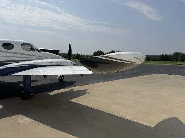 Exterior view of a 1979 CESSNA 340A, N60E.