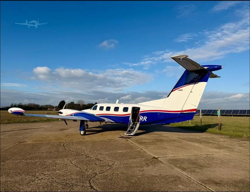 Exterior view of a 1984 PIPER CHEYENNE IIIA, N425RR.