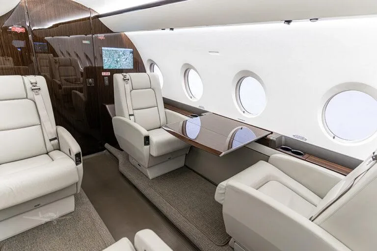 Cabin interior of a 2015 GULFSTREAM G280.