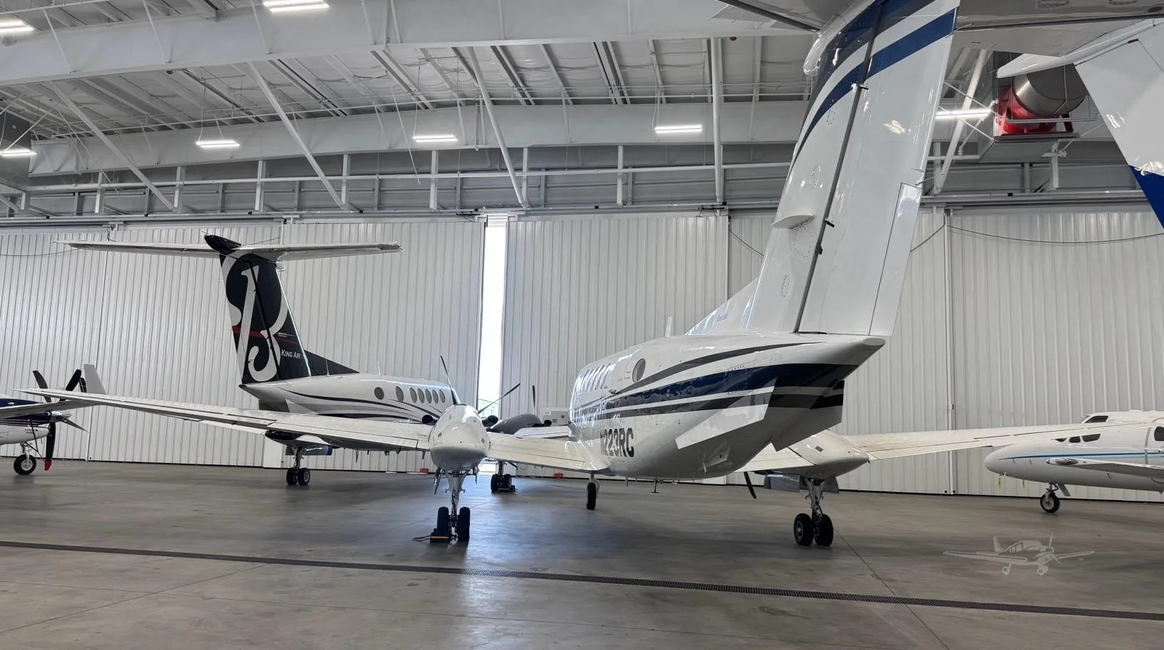 Exterior view of a 1985 BEECHCRAFT KING AIR 300, N223RC.