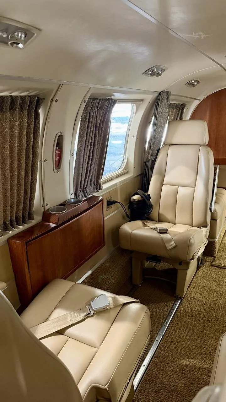 Cabin interior of a 1969 PIPER NAVAJO.