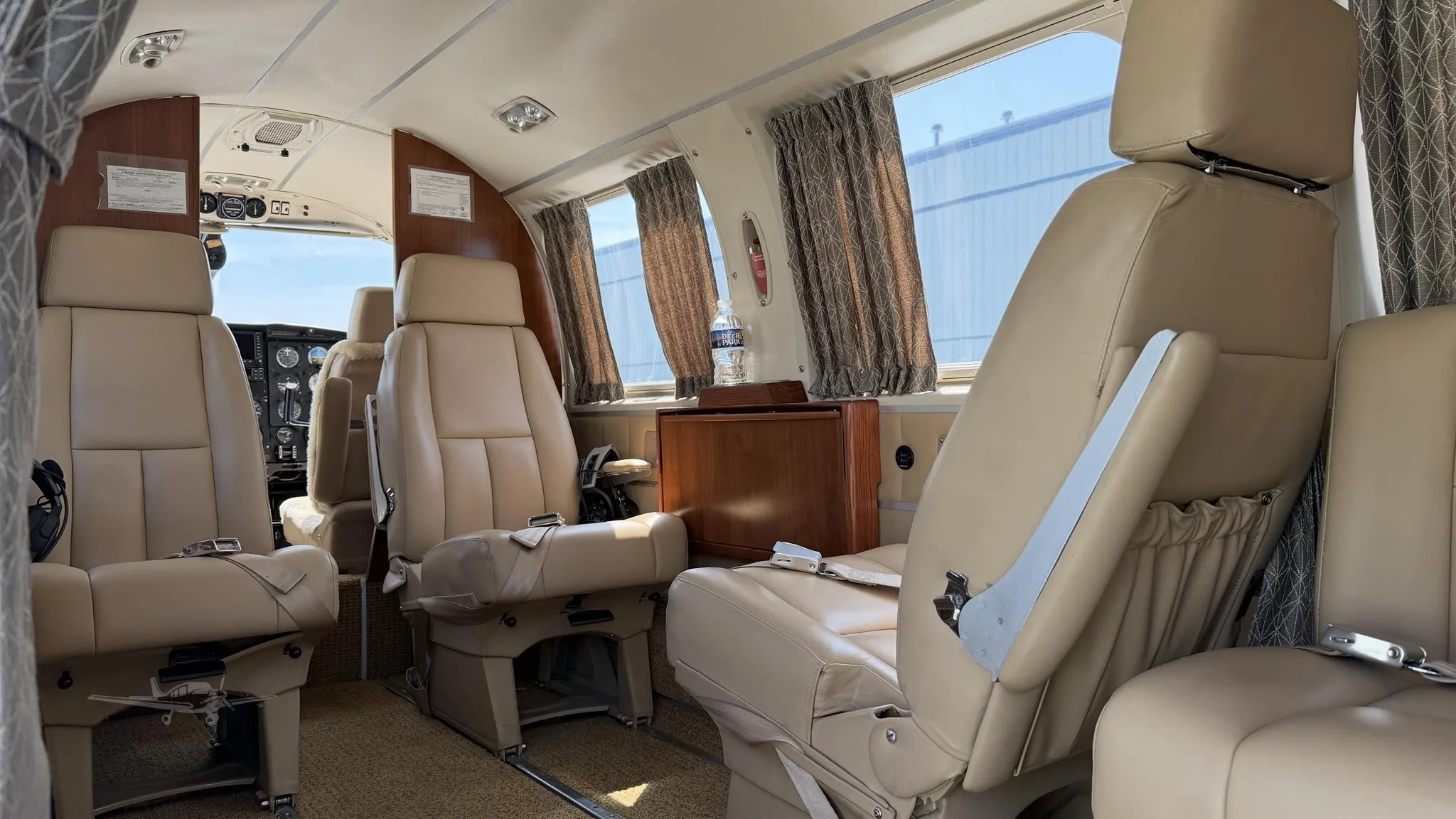 Cabin interior of a 1969 PIPER NAVAJO.