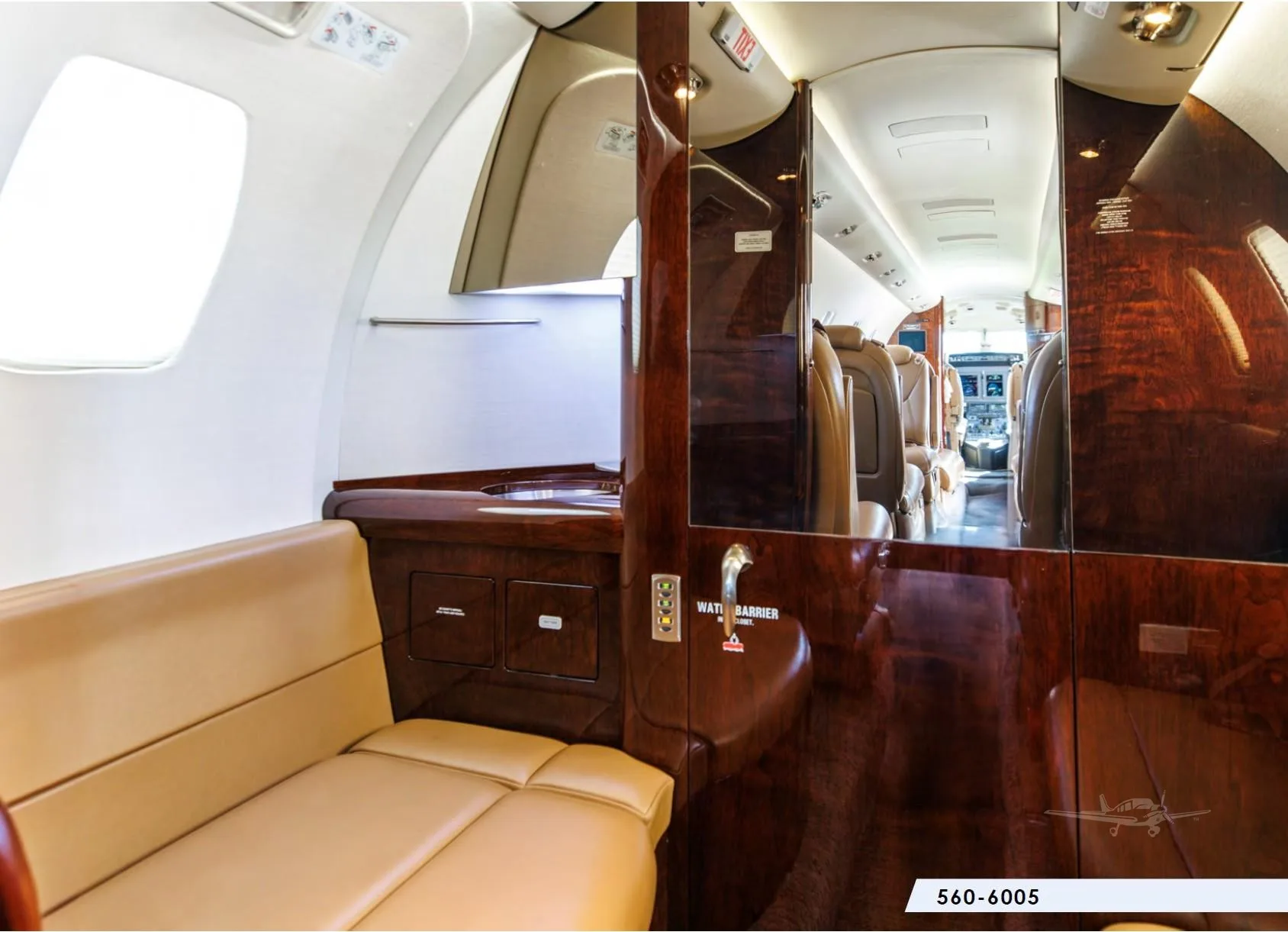 Cabin interior of a 2008 CESSNA CITATION XLS+.