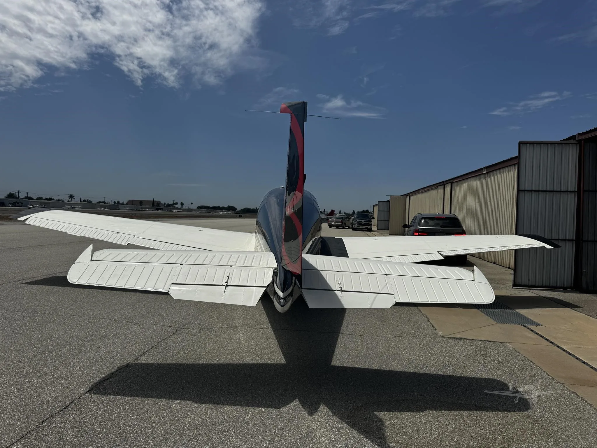 Exterior view of a 1960 BEECHCRAFT 33 DEBONAIR, N683LL.