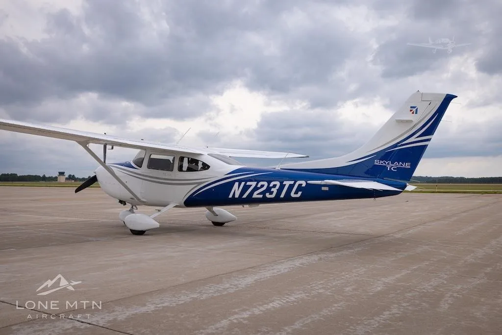 Exterior view of a 2024 CESSNA TURBO 182T SKYLANE, N723TC.