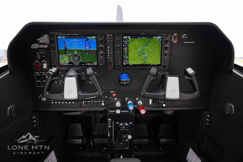 Cockpit and instrument panel of a 2024 CESSNA TURBO 182T SKYLANE.