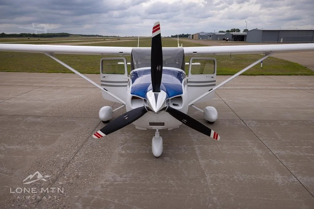 Exterior view of a 2024 CESSNA TURBO 182T SKYLANE, N723TC.