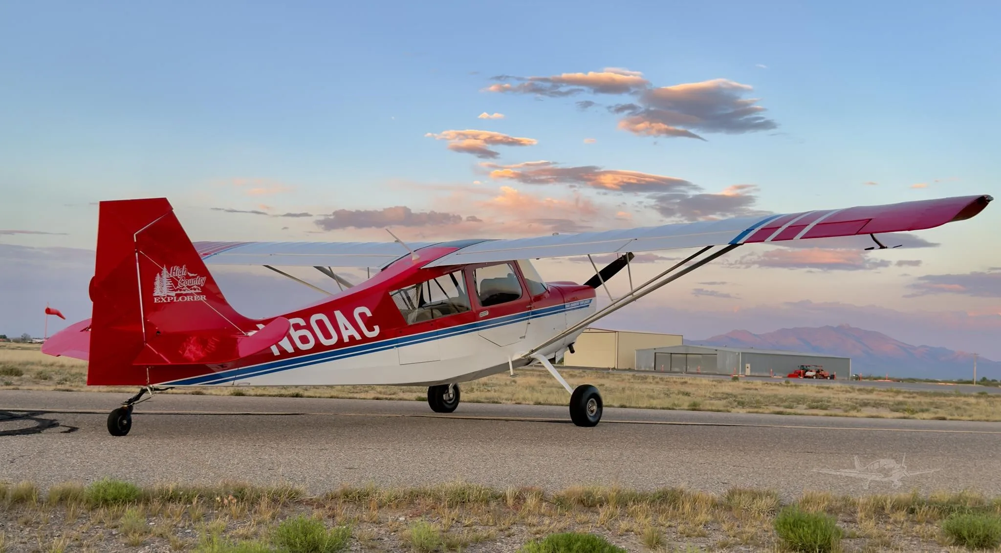 Exterior view of a 2019 AMERICAN CHAMPION 7-GCBC HIGH COUNTRY EXPLORER, N60PC.