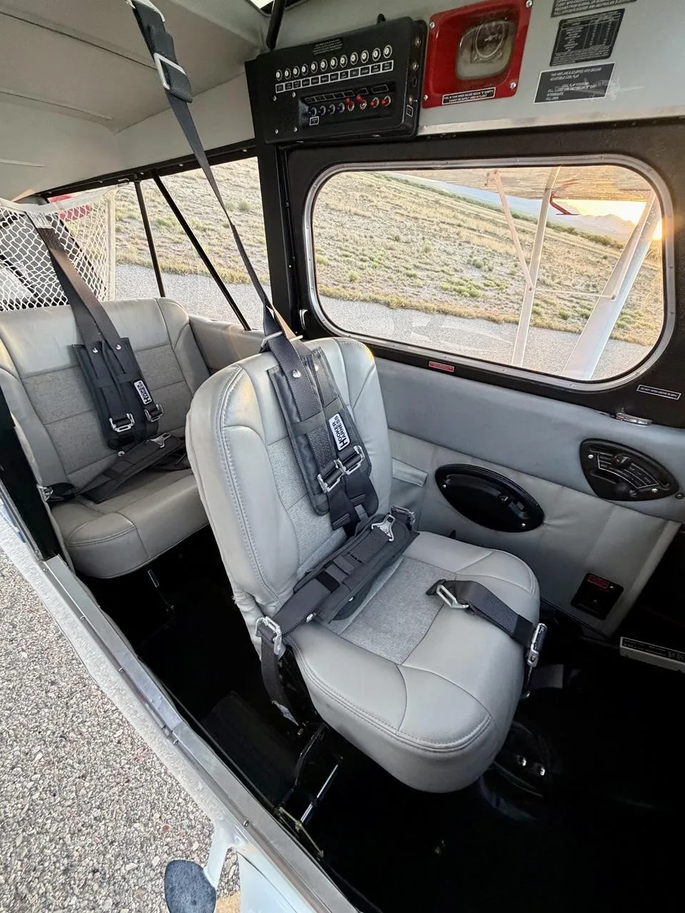 Cabin interior of a 2019 AMERICAN CHAMPION 7-GCBC HIGH COUNTRY EXPLORER.