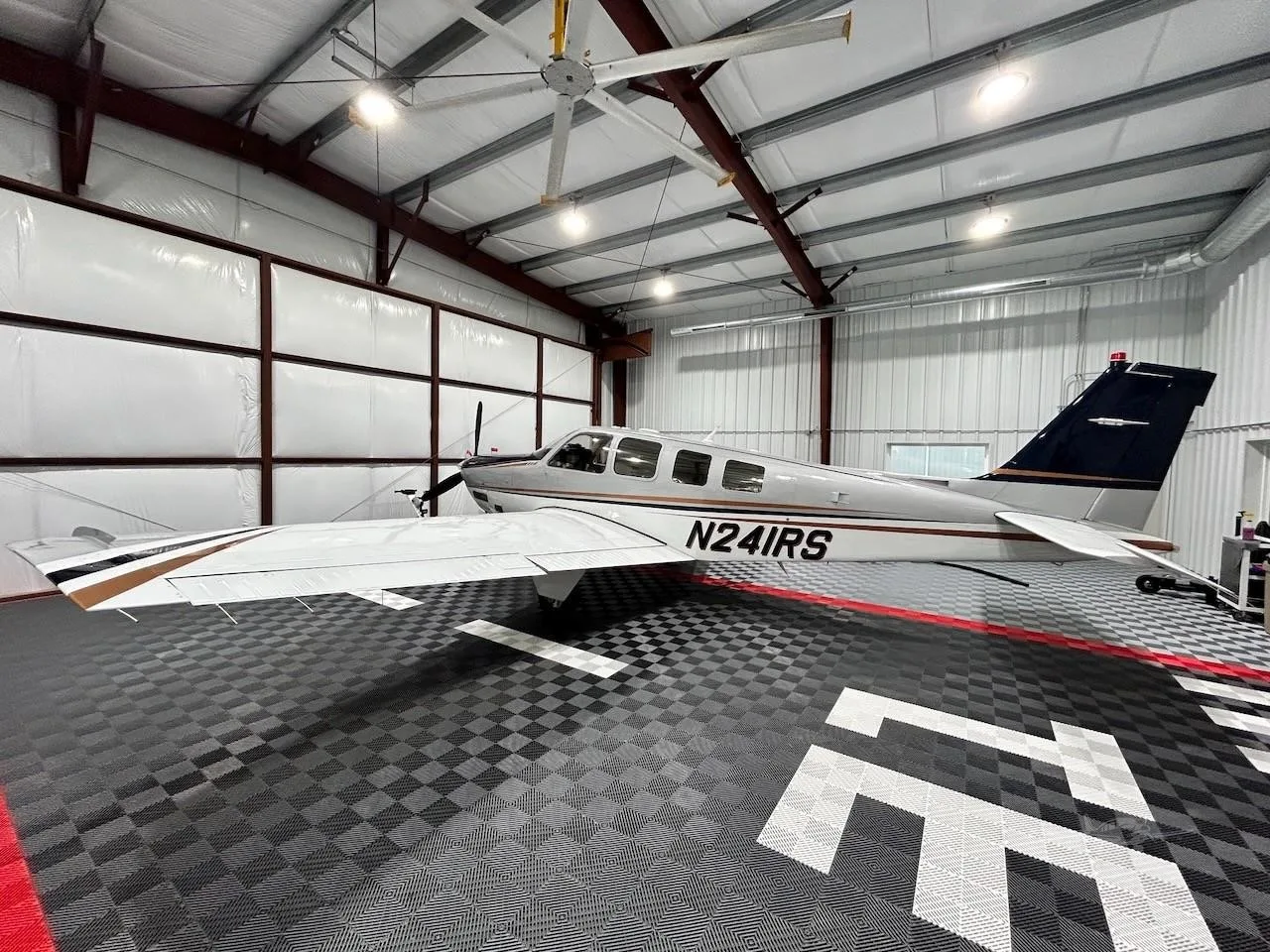 Exterior view of a 2008 BEECHCRAFT G36 BONANZA, N241RS.