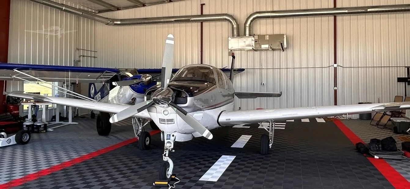 Exterior view of a 2008 BEECHCRAFT G36 BONANZA, N241RS.