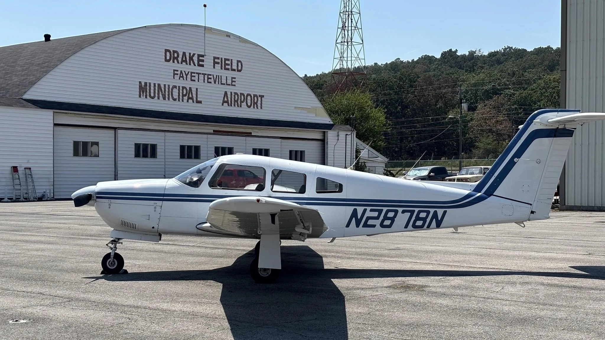 Exterior view of a 1979 PIPER ARROW IV, N2878N.