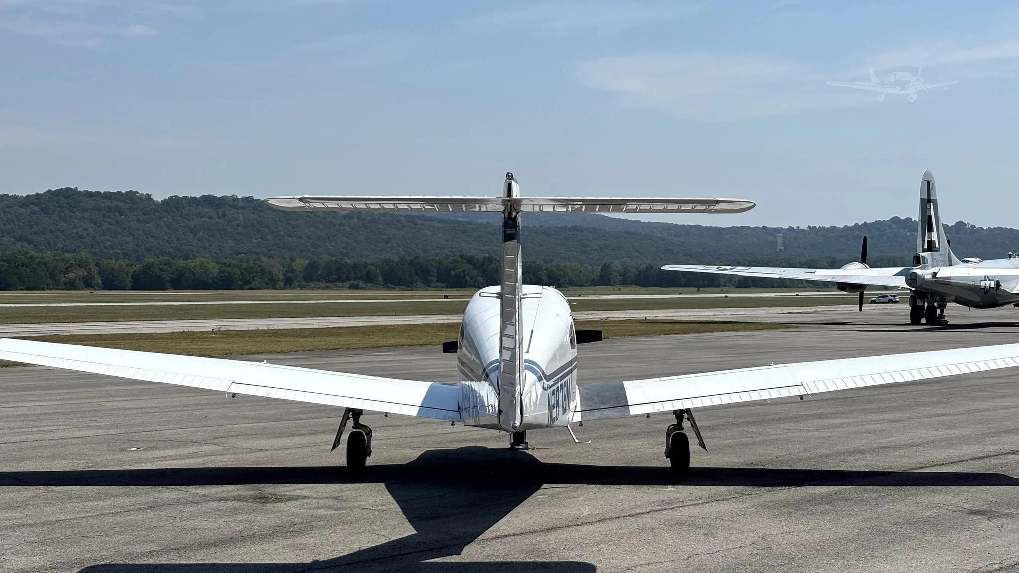 Exterior view of a 1979 PIPER ARROW IV, N2878N.