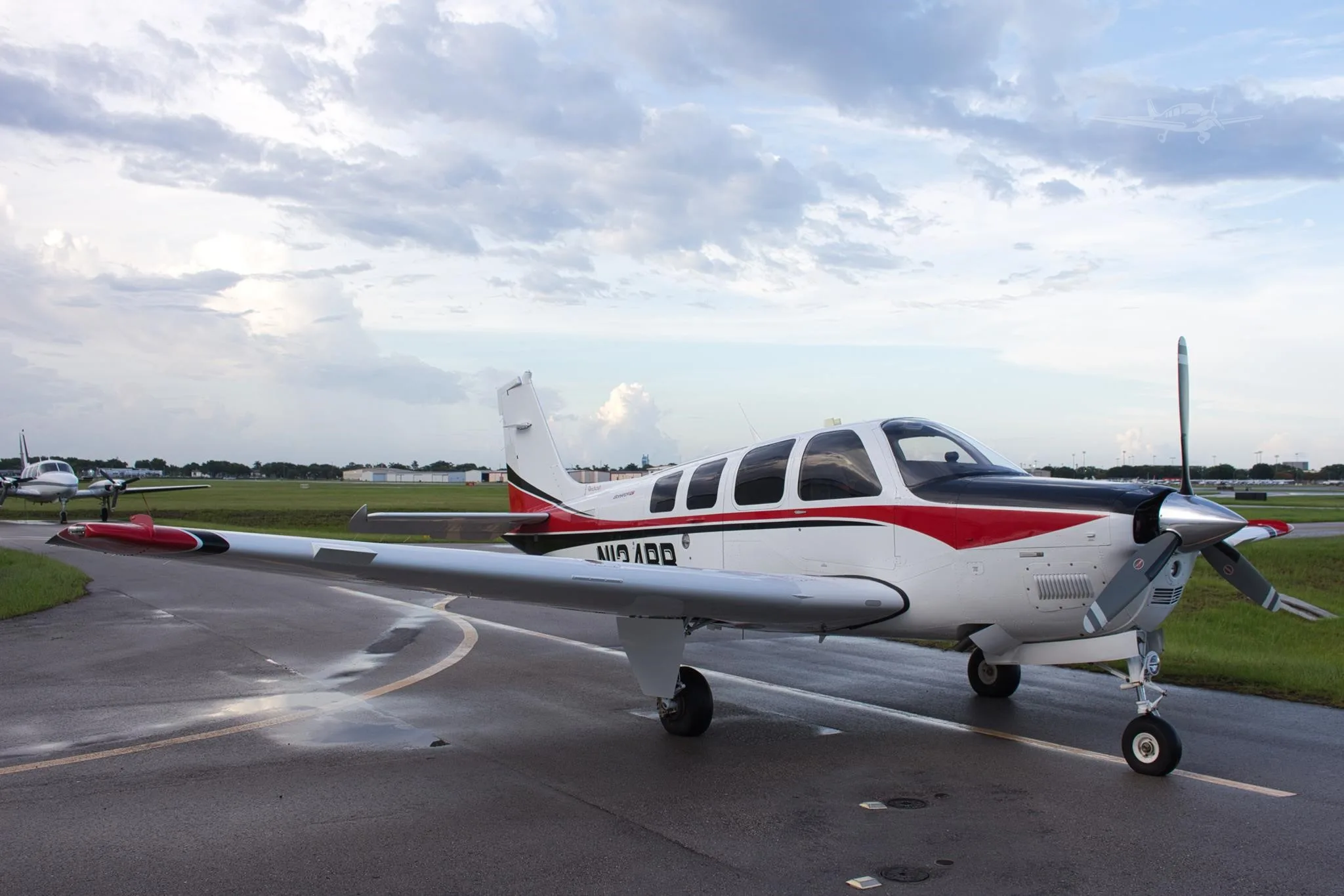 Exterior view of a 2020 BEECHCRAFT G36 BONANZA, N134BB.