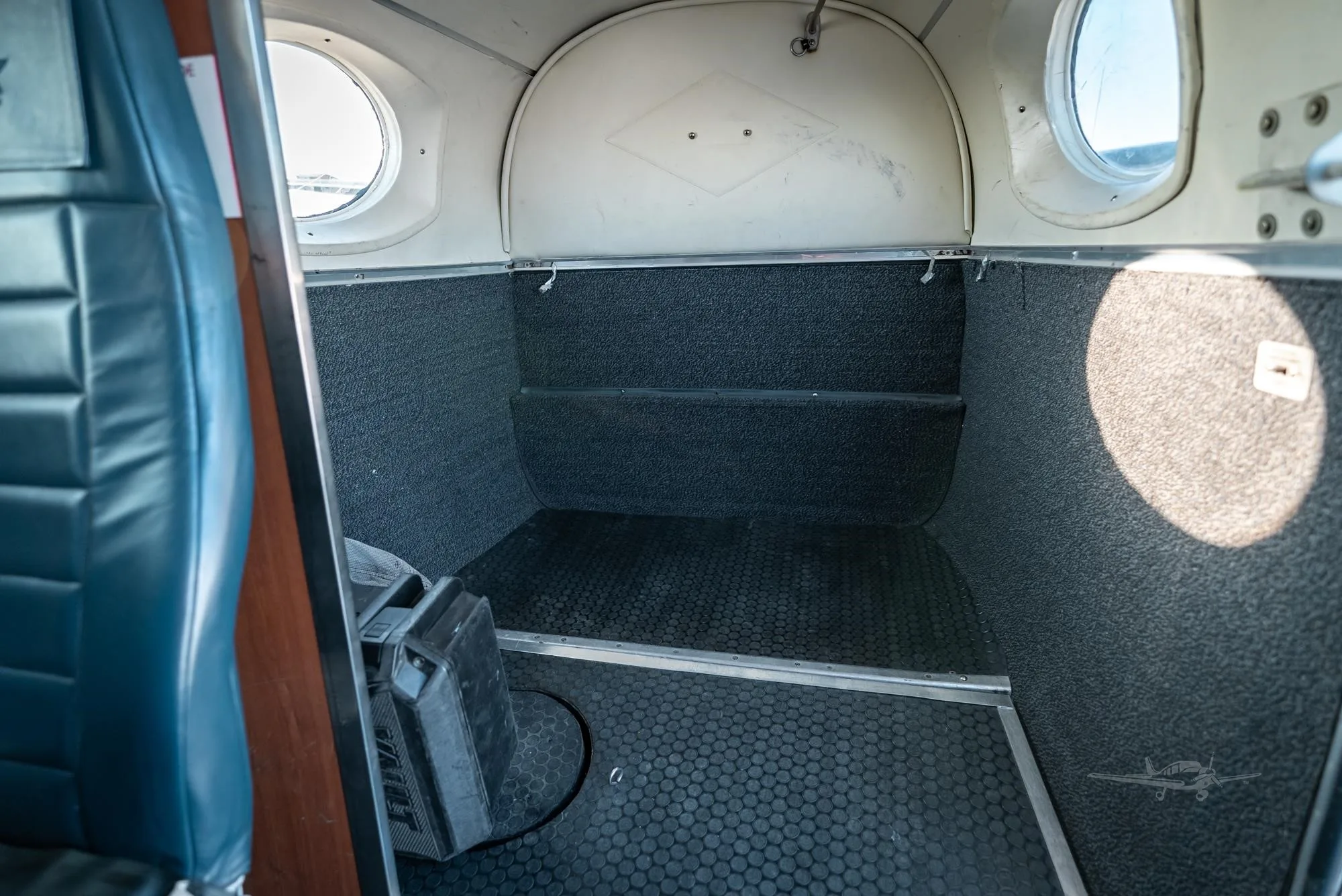 Cabin interior of a 1978 BEECHCRAFT KING AIR B100.