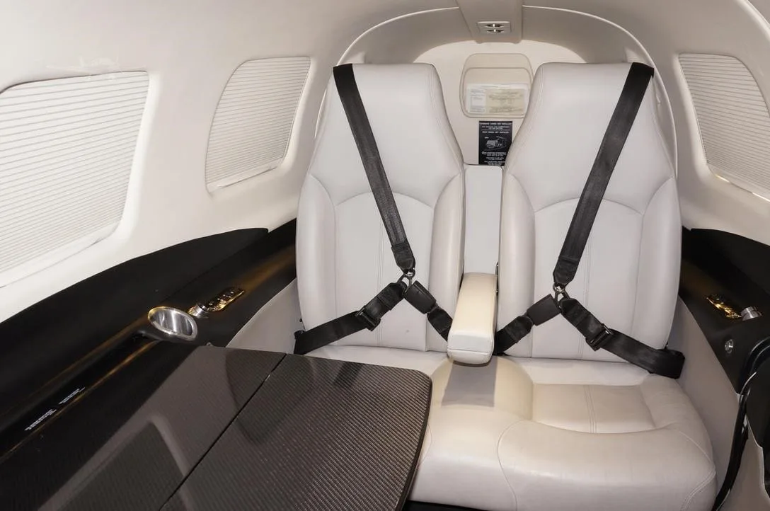 Cabin interior of a 2020 PIPER M350.