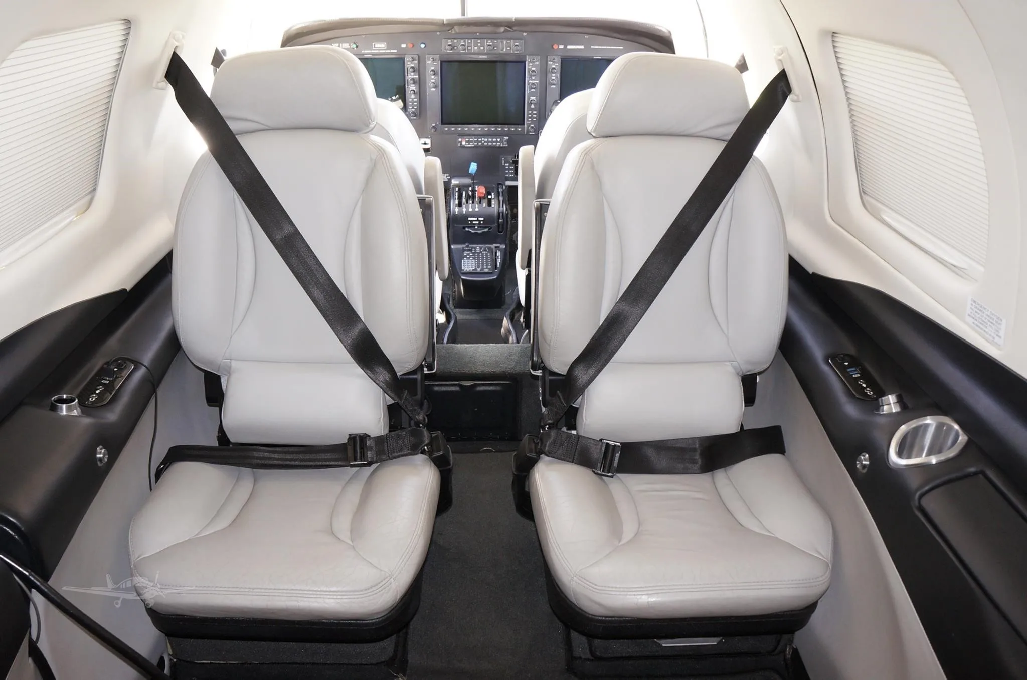 Cabin interior of a 2020 PIPER M350.