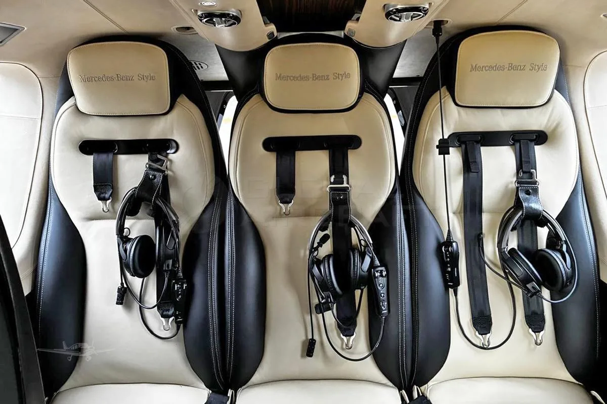 Cabin interior of a 2014 EUROCOPTER EC145.
