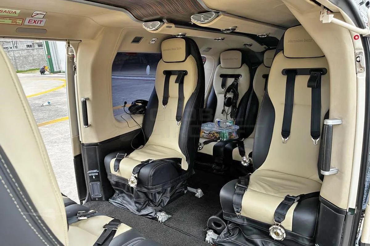 Cabin interior of a 2014 EUROCOPTER EC145.