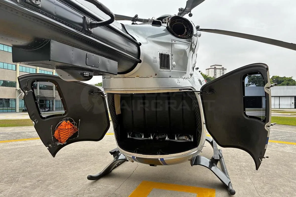 Cabin interior of a 2014 EUROCOPTER EC145.