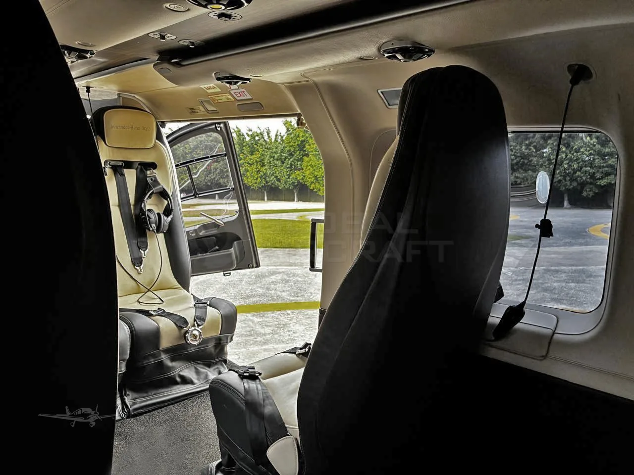 Cabin interior of a 2014 EUROCOPTER EC145.