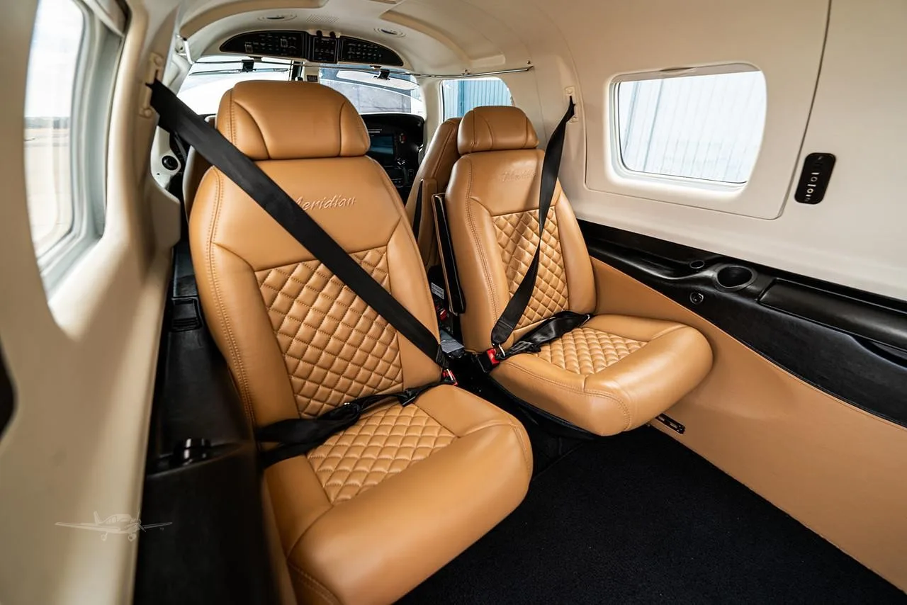 Cabin interior of a 2008 PIPER MERIDIAN.