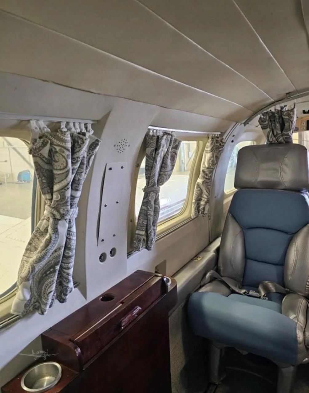 Cabin interior of a 1976 PIPER CHEYENNE II.
