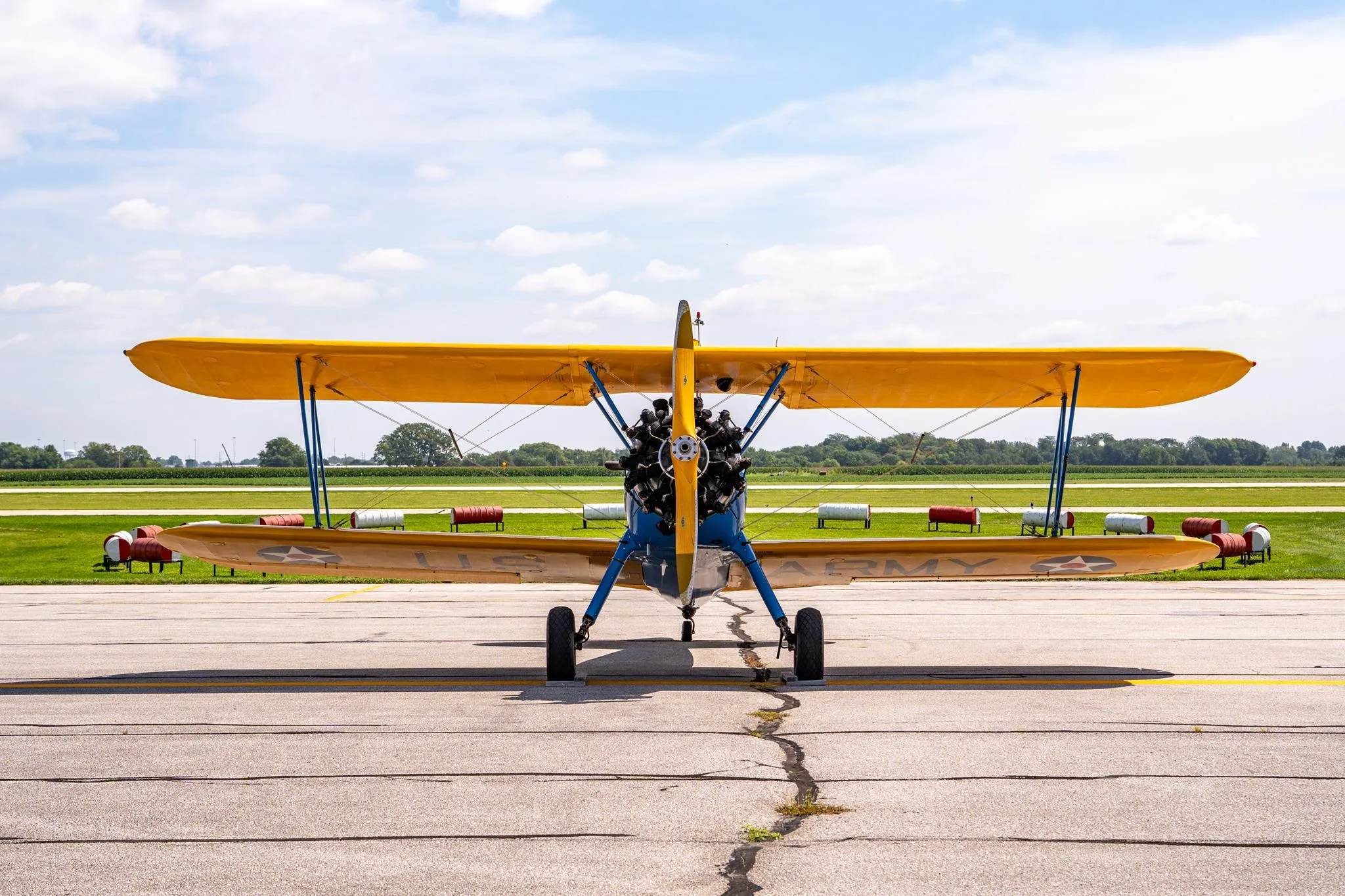 Exterior view of a 1940 BOEING/STEARMAN PT-18 KAYDET, N51902.
