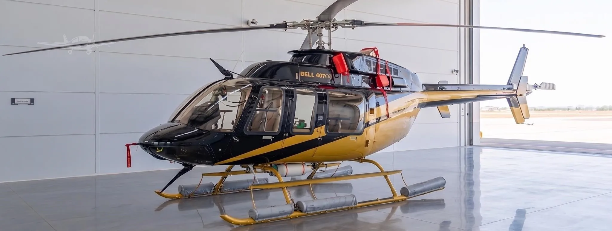 Exterior view of a 2021 BELL 407GXI.