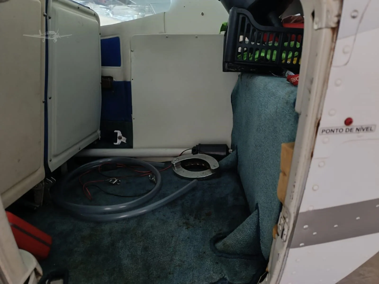 Cabin interior of a 1981 CESSNA 172RG CUTLASS.