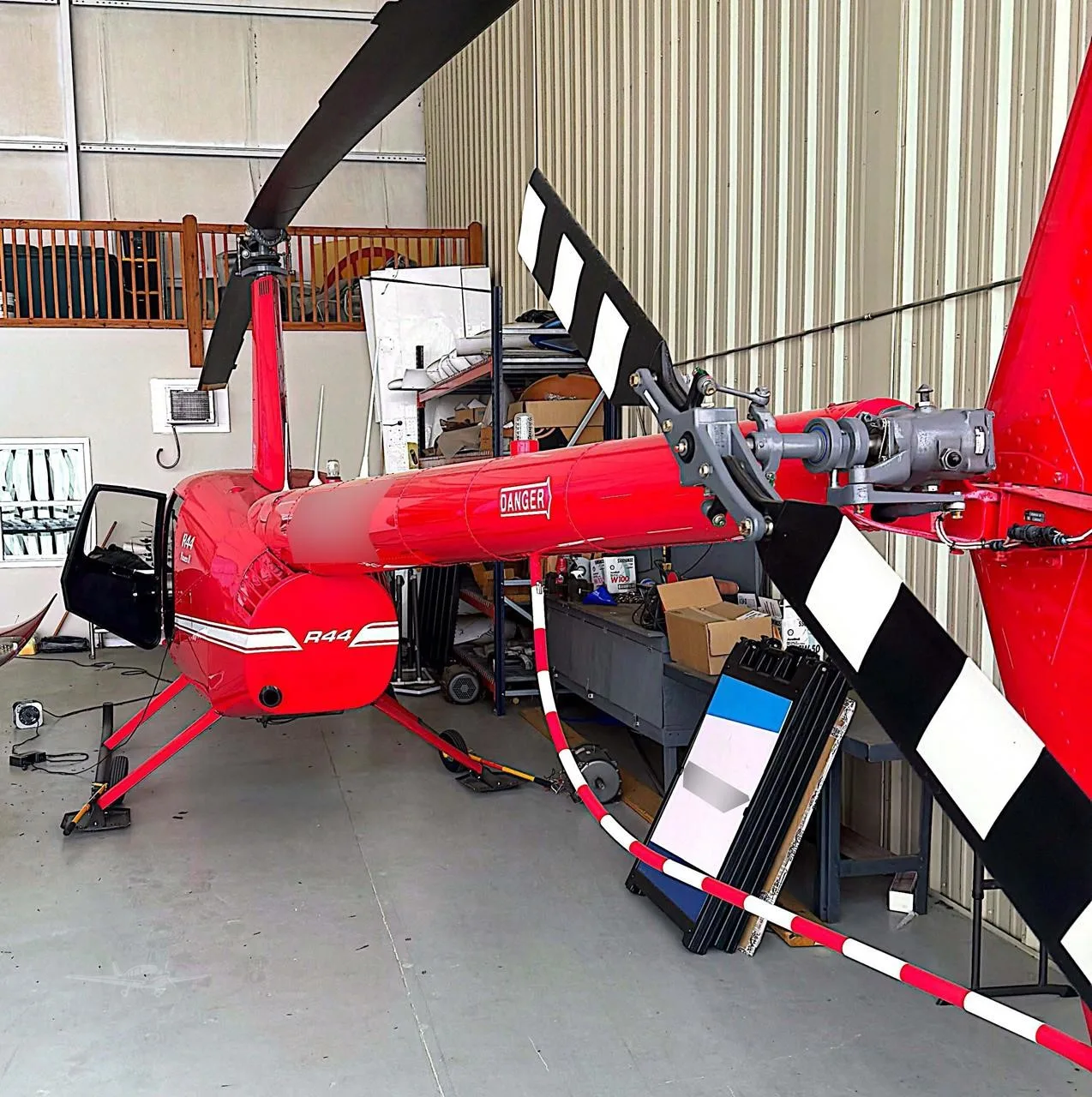 Exterior view of a 2012 ROBINSON R44 RAVEN II.