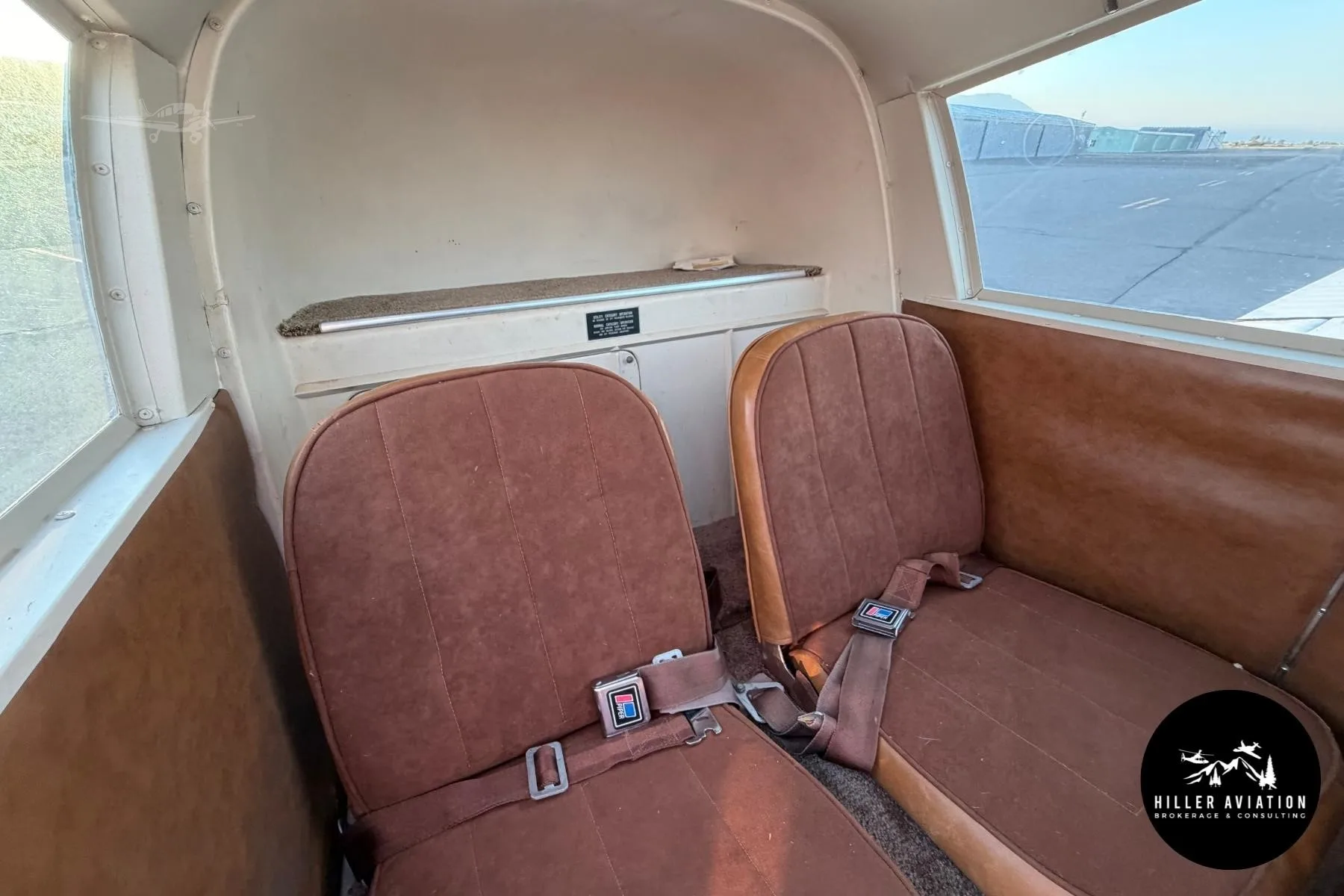 Cabin interior of a 1966 PIPER CHEROKEE 140.