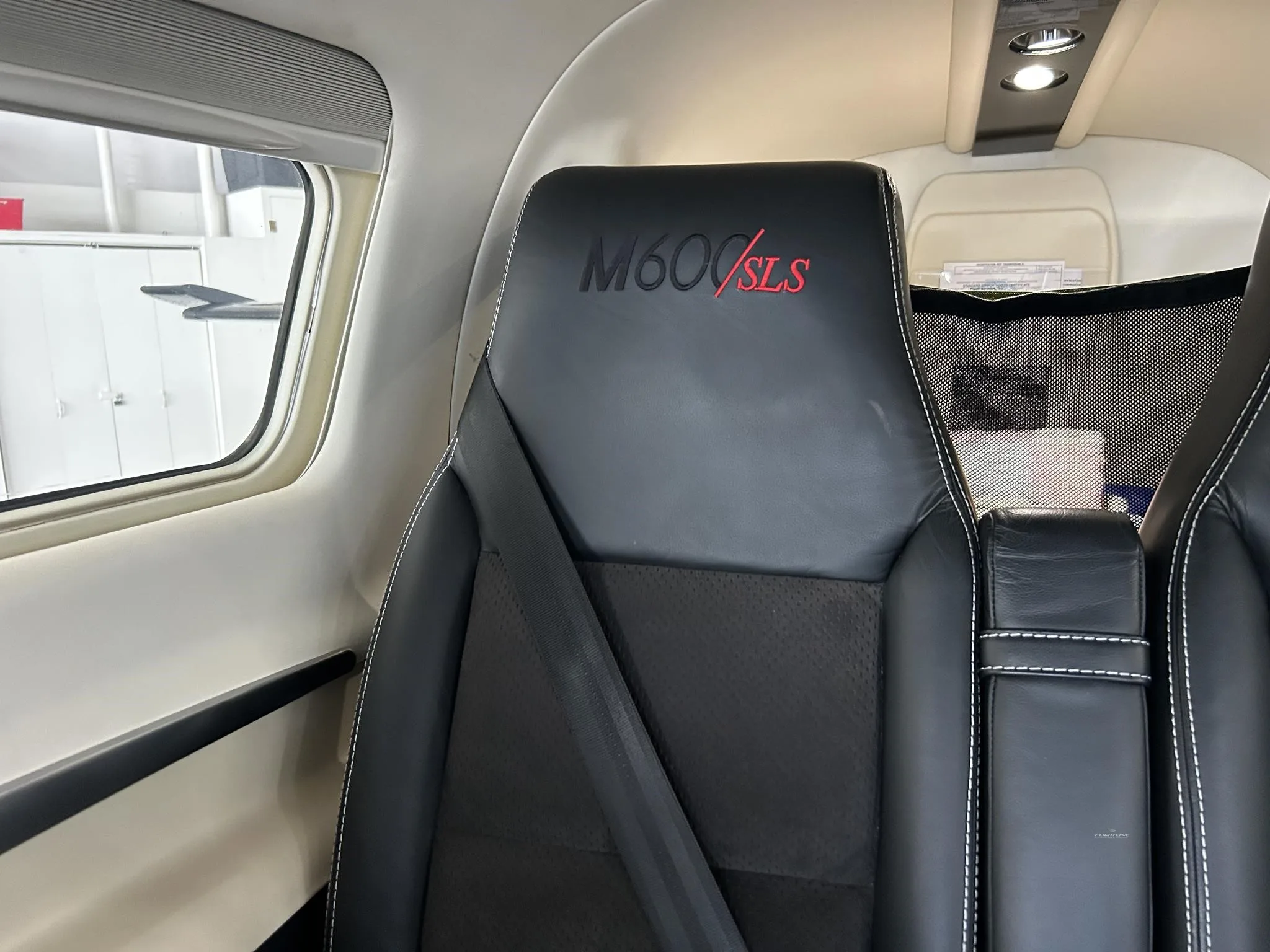 Cabin interior of a 2020 PIPER M600 SLS.