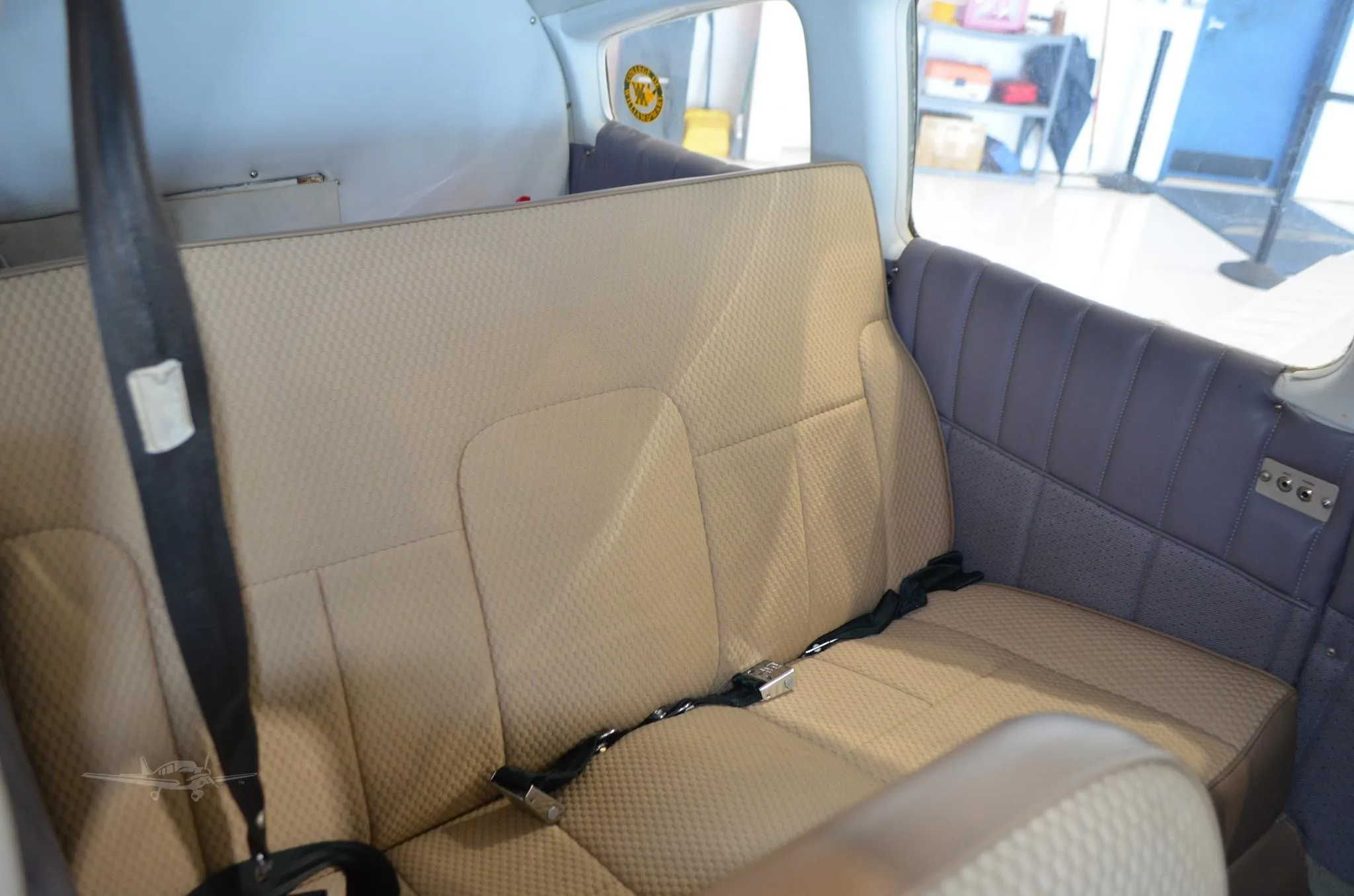 Cabin interior of a 1974 PIPER WARRIOR.