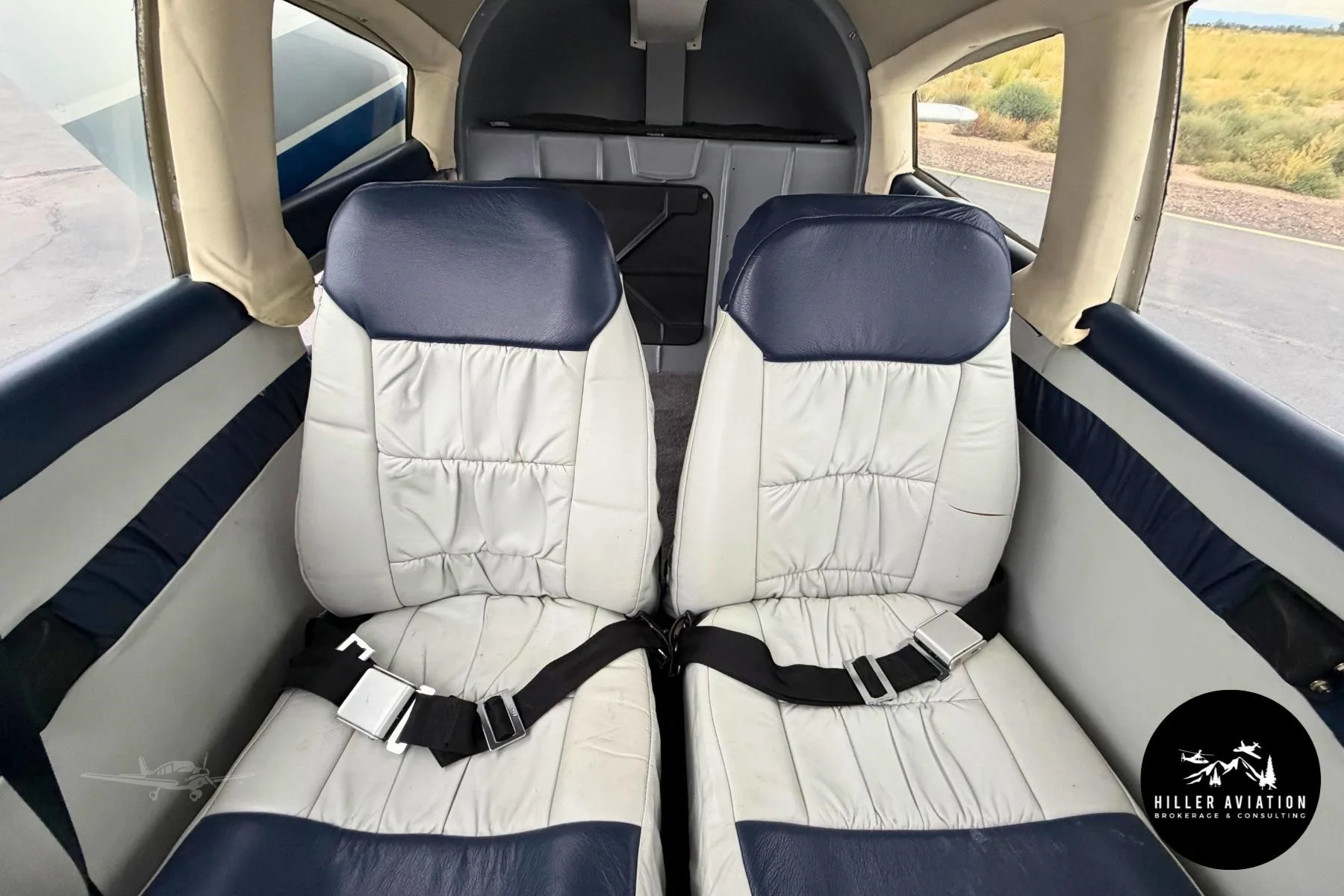 Cabin interior of a 1973 PIPER ARROW II.