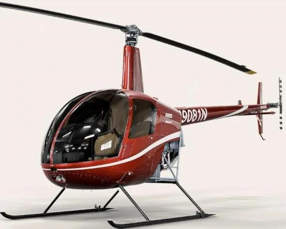 Marketing image of a 2027 ROBINSON R22 BETA II.