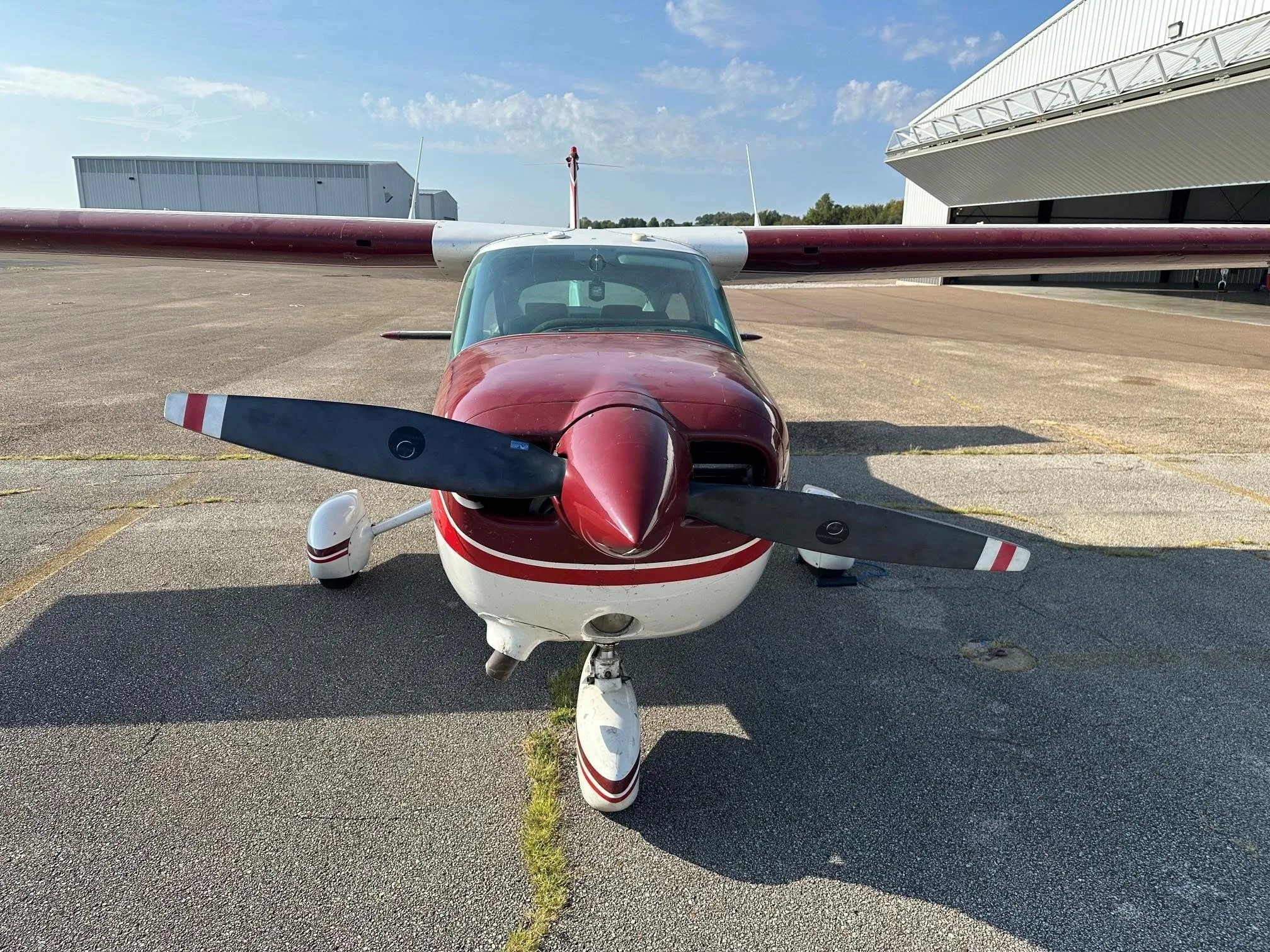 Exterior view of a 1974 CESSNA 177, N35091.