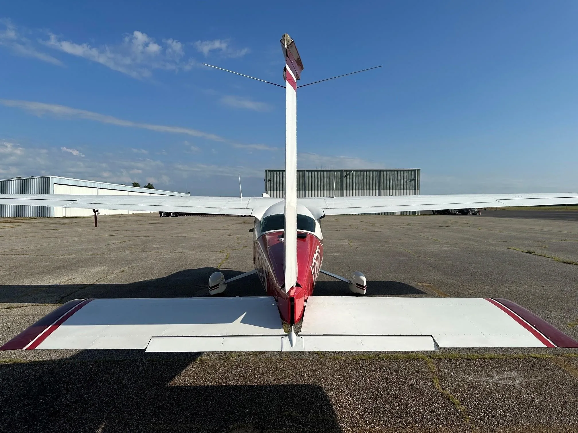 Exterior view of a 1974 CESSNA 177, N35091.