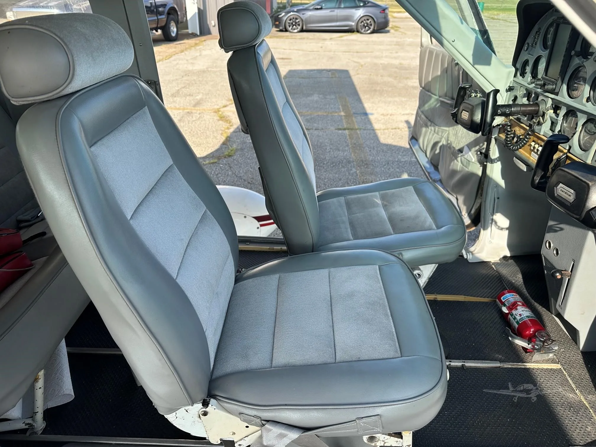 Cabin interior of a 1974 CESSNA 177.