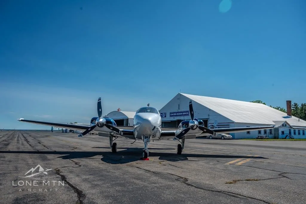 Exterior view of a 2014 BEECHCRAFT G58 BARON, N603ST.
