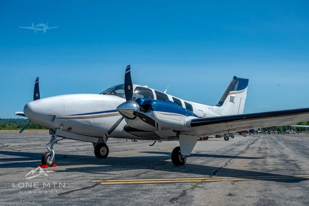 Exterior view of a 2014 BEECHCRAFT G58 BARON, N603ST.