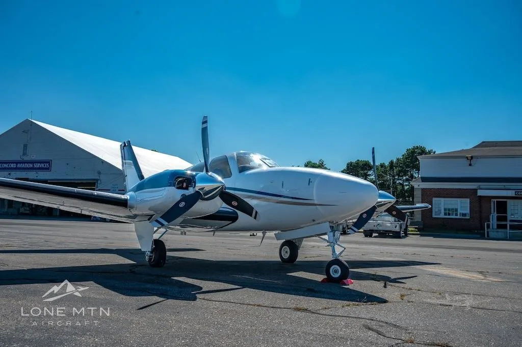 Exterior view of a 2014 BEECHCRAFT G58 BARON, N603ST.