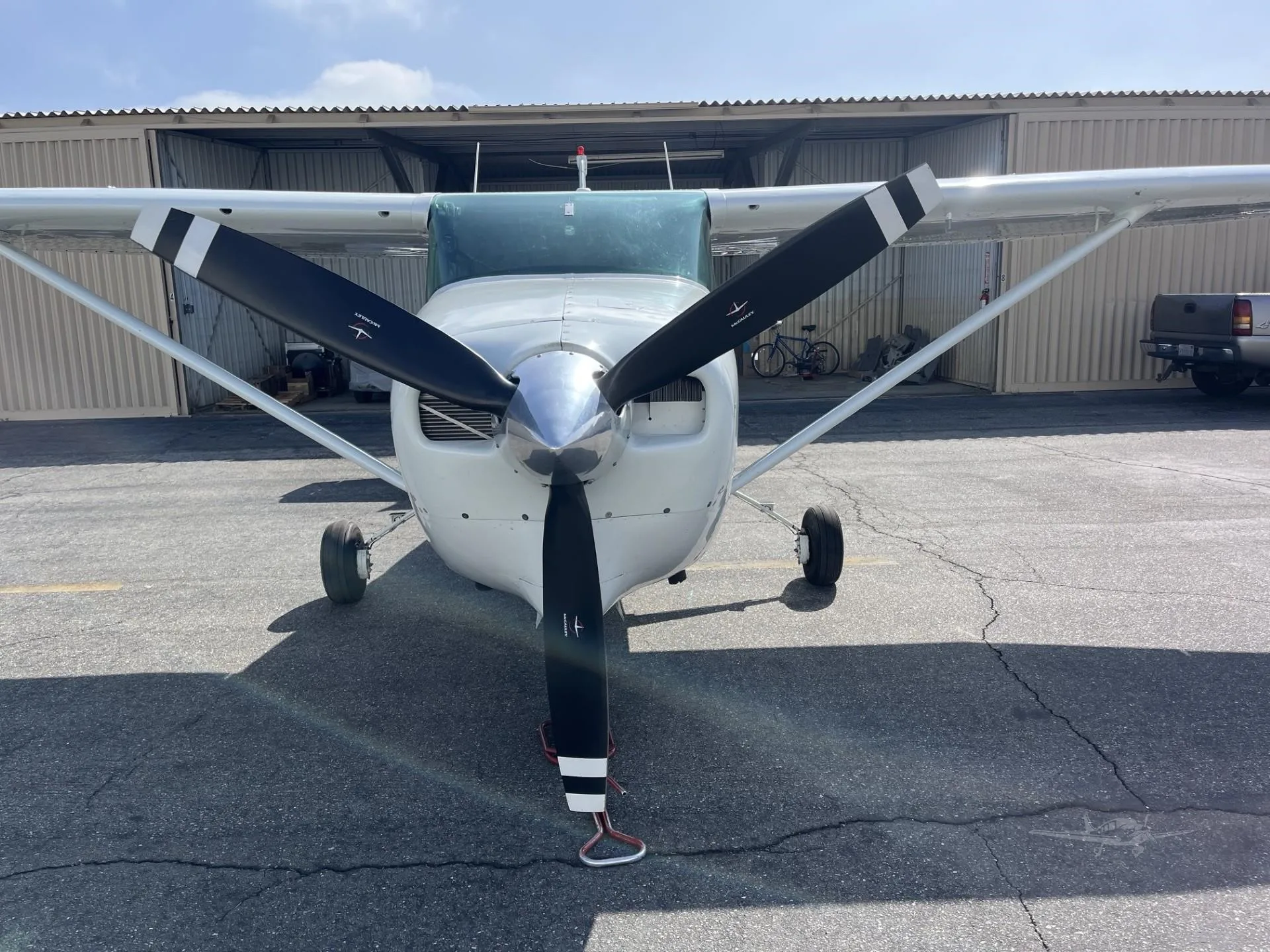 Exterior view of a 1966 CESSNA 210, N1892F.